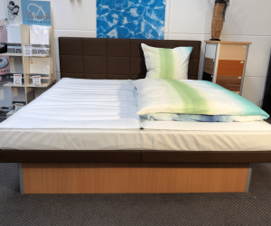 Wasserbett Holzoptik